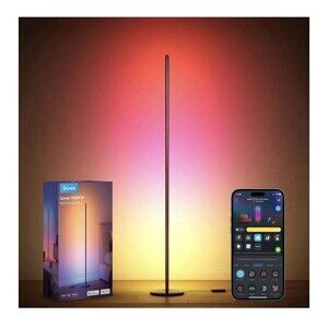 Govee RGBIC Floor Lamp Basic Black LED Corner Lamp Works with Alexa, 1000 Lumen
